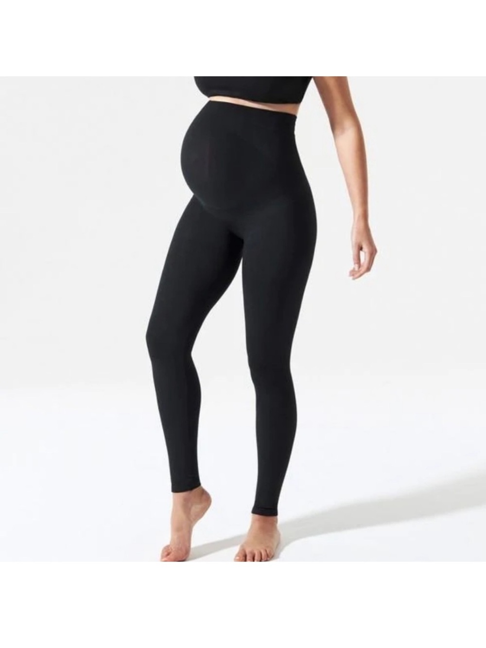 BLANQI Black Maternity Leggings - Full Length Support